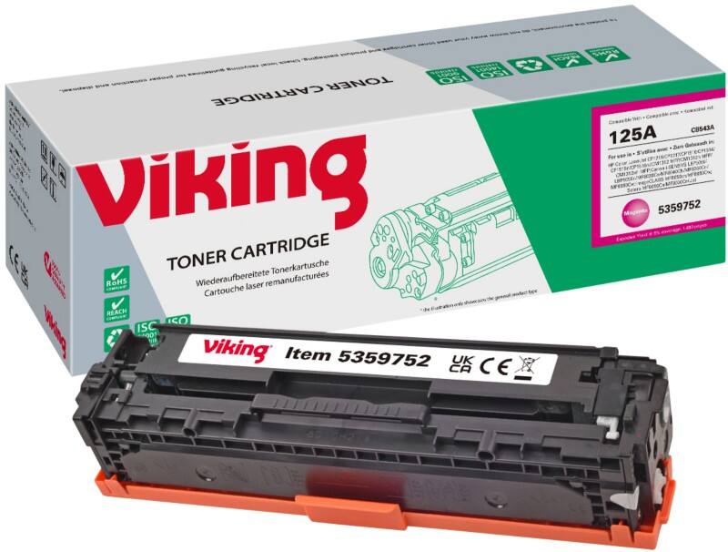 Viking 125A Compatible HP Toner Cartridge CB543A Magenta