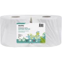 Niceday Professional Wiping Paper 2 Ply 2 Rolls of 1000 Sheets