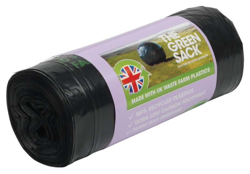 Green Sack Light Duty Bin Bags 5 L Black PE (Polyethylene) 18 microns Pack of 20