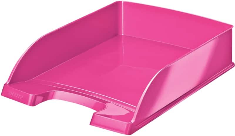 Leitz WOW Letter Tray 5226 A4 Pink 25.5 x 35.7 x 7 cm