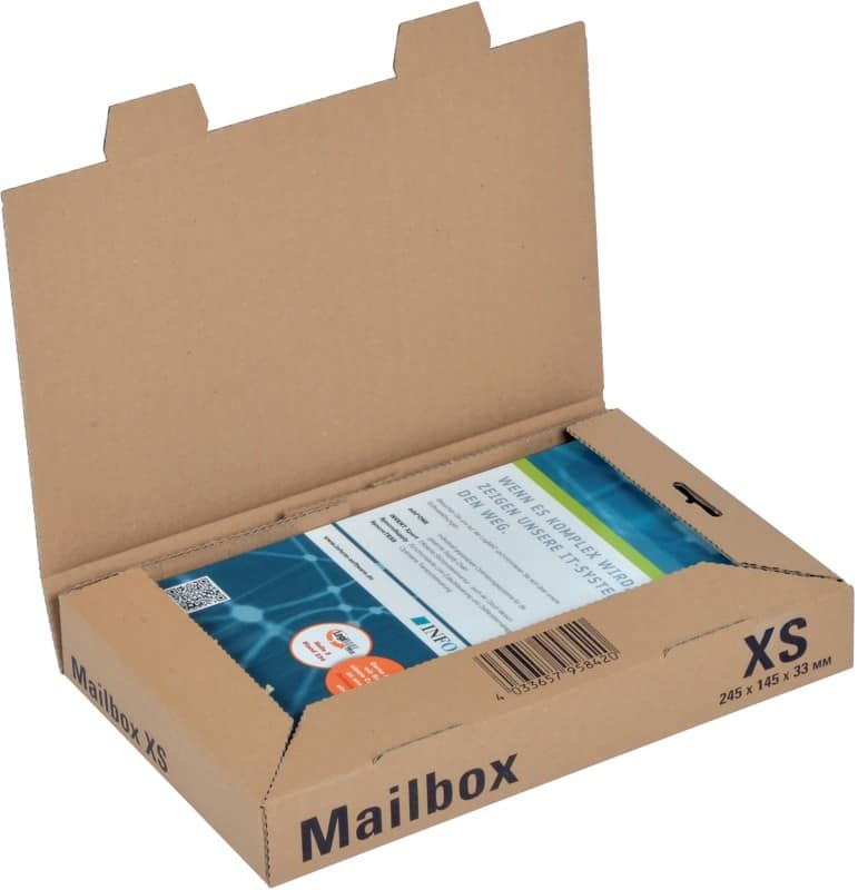 ColomPac Postal Box Mail-Box XS Brown 250 (W) x 158 (D) x 39 (H) mm