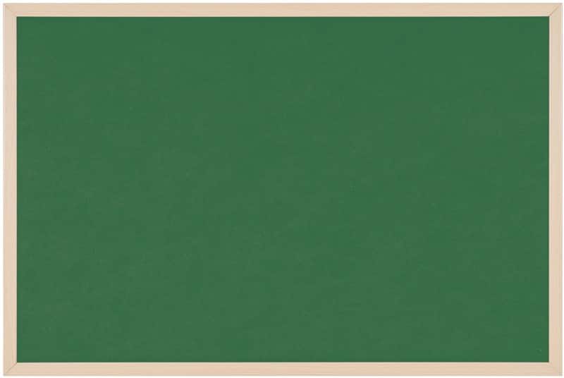 Viking Felt Noticeboard Non Magnetic Wall Mounted 120 (W) x 1.9 (D) x 90 (H) cm Wood Green