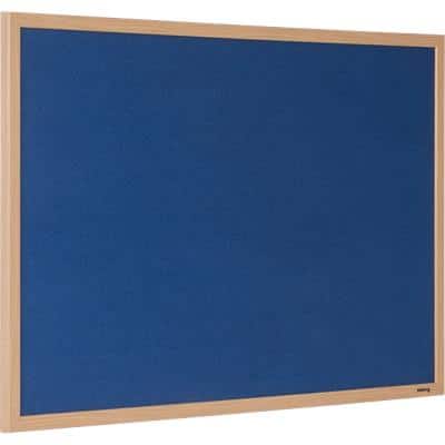 Viking Wall Mountable Notice Board 90 x 60 cm Blue