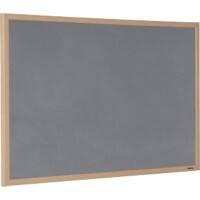 Niceday Wall Mountable Notice Board 120 x 90 cm Grey