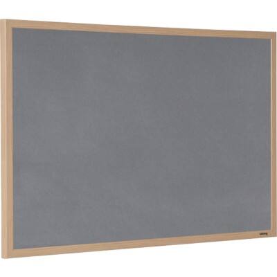 Niceday Notice Board Grey 90 x 120 cm | Viking Direct UK