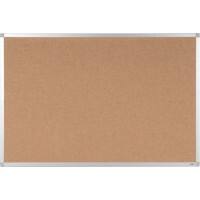 Viking Notice Board Non Magnetic Wall Mounted Cork 120 (W) x 90 (H) cm Aluminium Brown