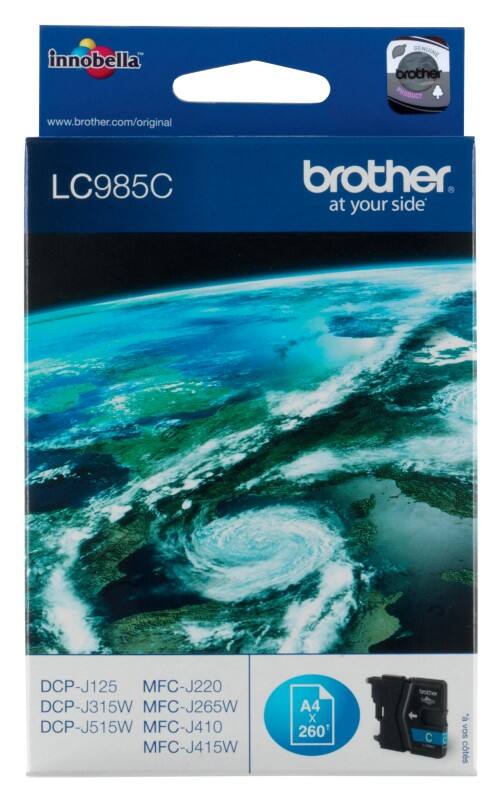Brother LC985C Original Ink Cartridge Cyan