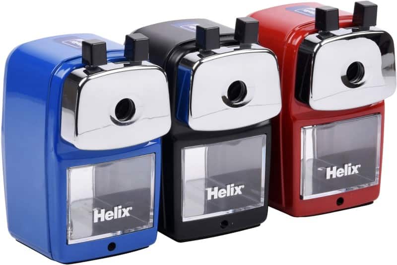Helix Desktop Pencil Sharpener 1-Hole Metal Multicolour