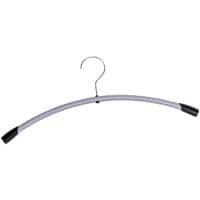 Alba Coat Hanger 1 Hook Grey Pack of 6