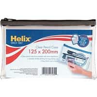 Helix Pencil Case 20 x 12.5 cm Clear
