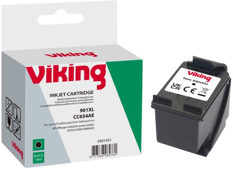 Viking Compatible HP 901XL Ink Cartridge CC654A Black