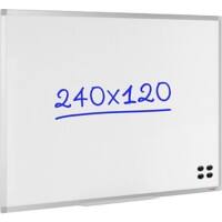 Office Depot Wall Mountable Magnetic Whiteboard Lacquered Steel 240 x 120 cm