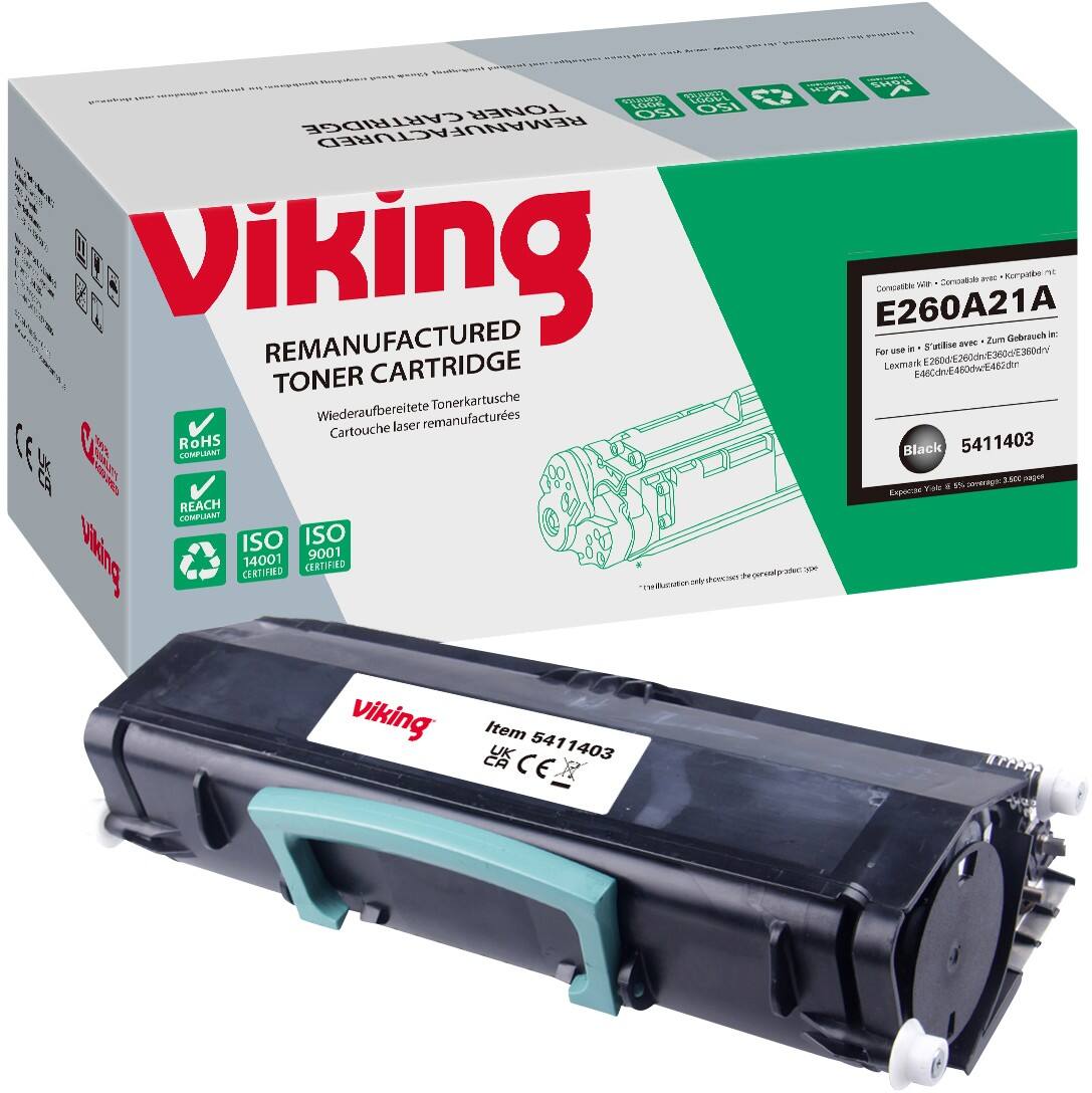 Compatible Office Depot Lexmark E260A21E Toner Cartridge Black