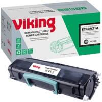 Compatible Viking Lexmark E260A21E Toner Cartridge Black