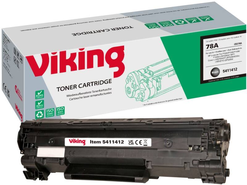 Viking 78A Compatible HP Toner Cartridge CE278A Black