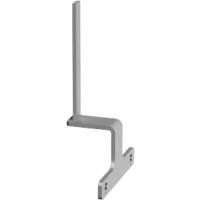 Dams International End Bracket Desks Adapt & Fuze Steel White