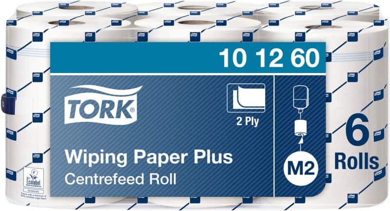 Tork Centrefeed Roll M2 2 Ply White 6 Rolls of 450 Sheets