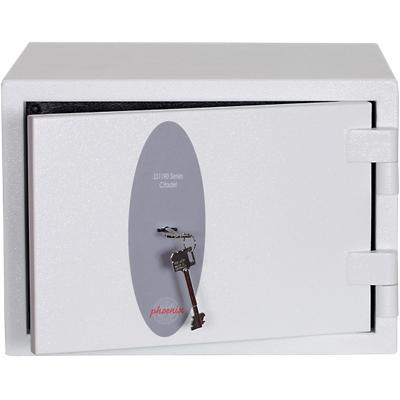 Phoenix Fire & S2 Security Safe with Key Lock 18L SS1191K 445 x 450 x 315mm White