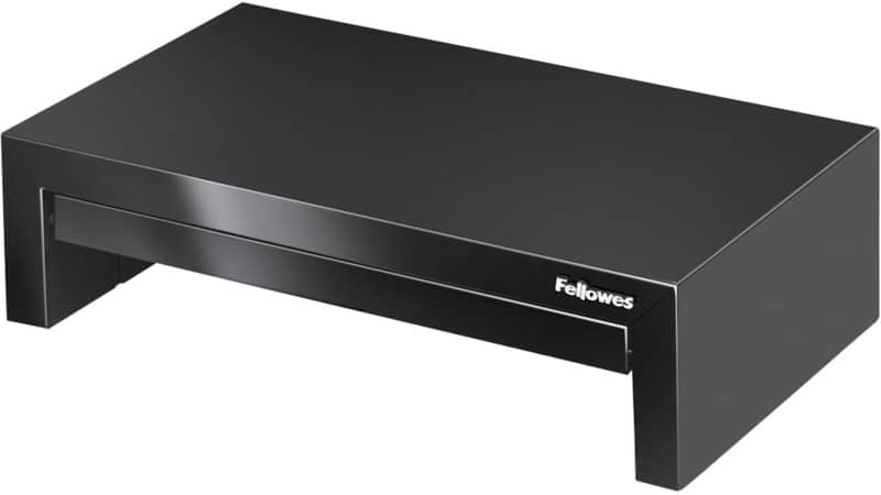 Fellowes designer suites monitor riser 406 x 238 x 160 mm black