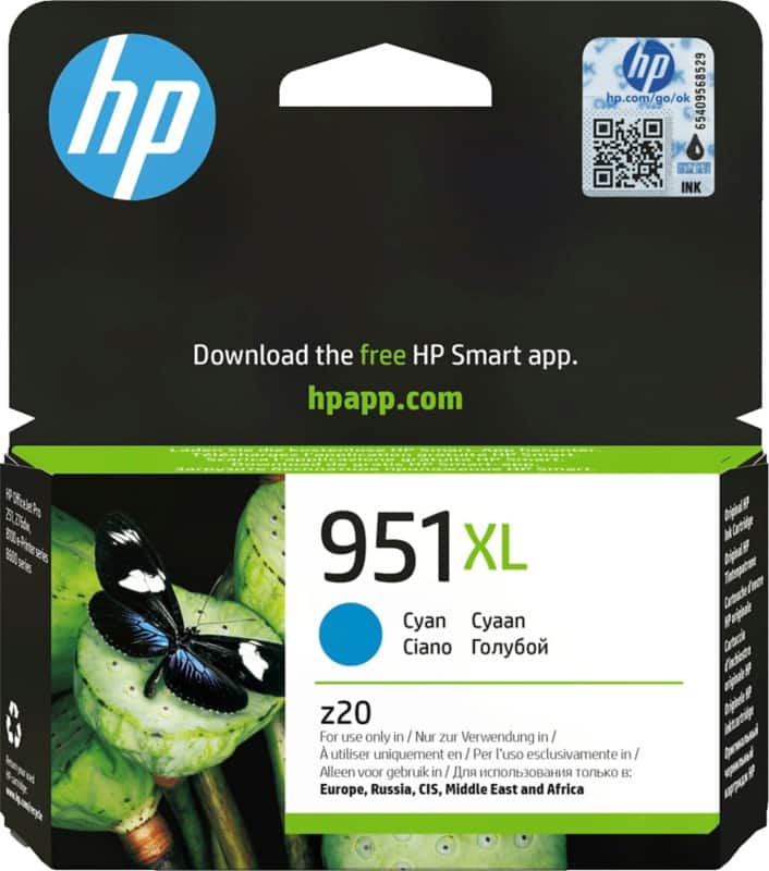HP 951XL Original Ink Cartridge CN046AE Cyan