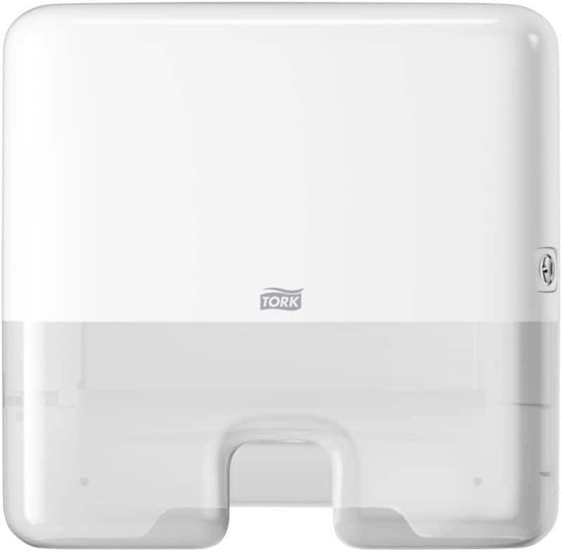 Tork Xpress Mini 552100 H2 Paper Hand Towel Dispenser Plastic Lockable Manual White