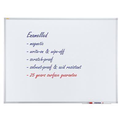 Franken Wall Mountable Magnetic Whiteboard Enamel Valueline 90 x 60 cm