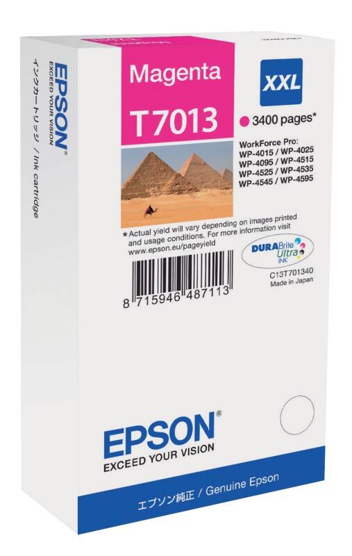 Epson T7013 Original Ink Cartridge C13T70134010 Magenta