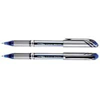 Pentel EnerGel Plus BL27 Rollerball Pen Grip Medium 0.35 mm Blue Pack of 12