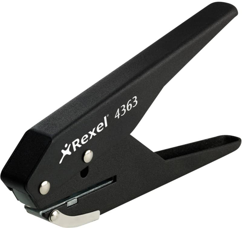 Rexel 1 Hole Hole Punch Metal 20 Sheets S120 Black