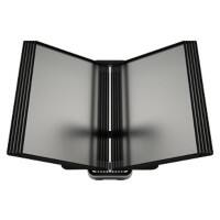 Djois Tarifold Display Panel System A4 Silver, Black 480 x 370 mm