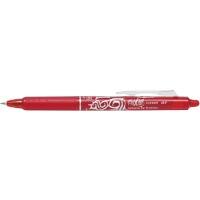 Pilot FriXion Ball Clicker Gel Rollerball Pen Erasable Medium 0.35 mm Red Pack of 12