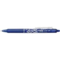 Pilot FriXion Ball Clicker Rollerball Pen Erasable Medium 0.35 mm Blue Pack of 12