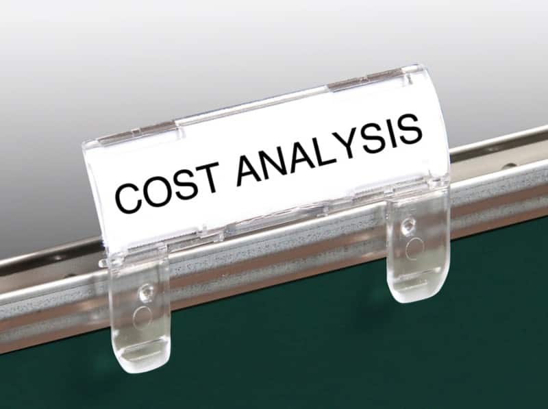 ELBA File Tabs Verticfile A4 Clear Plastic 21 x 29.7 cm Pack of 50