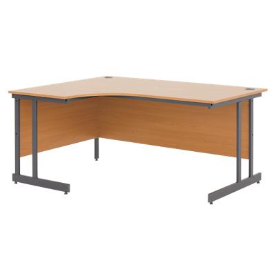 Left Hand Desk Classic Plus Beech 1 600 X 800 X 725 Mm Viking
