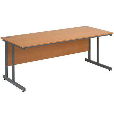 Straight Desk Classic Plus Beech 1,800 x 800 x 725 mm