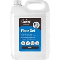 Super Professional Products F3 Floor Gel Cleaner Long Lasting Lemon Fragrance 5L
