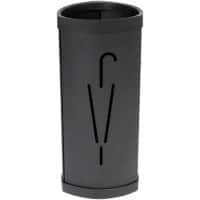 Alba Umbrella Holder 3 Hooks Black