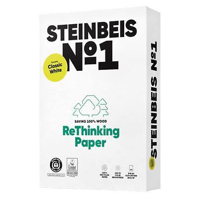 Steinbeis Classic A4 Printer Paper White 100% Recycled 80 gsm