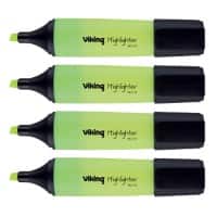 Niceday HC1-5 Highlighter Yellow Broad Chisel 1-5 mm Pack of 4