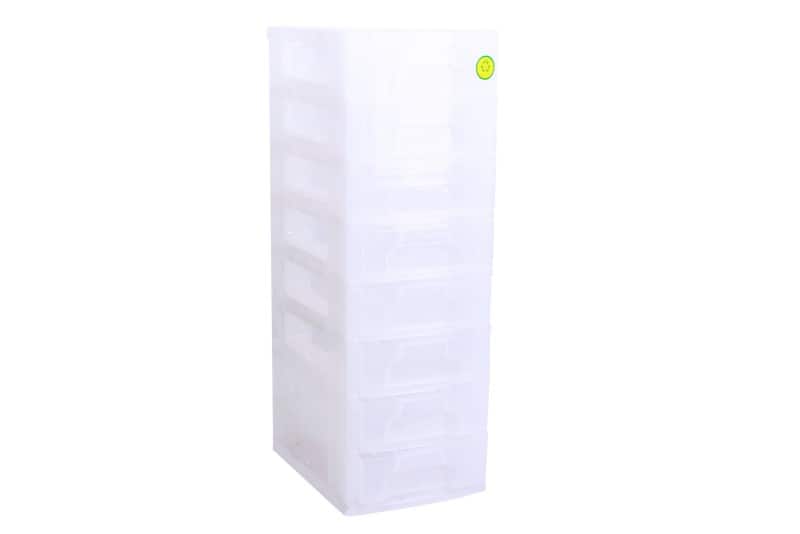 Really Useful Box Plastic Storage Unit 56 L Transparent 30 x 42 x 92.5 cm