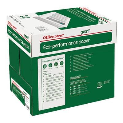 Office Depot Eco-Performance Copy Paper A4 75gsm White Quickbox of 2500 Sheets