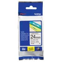Brother P-touch Labelling Tape Authentic TZe-251 Adhesive Black on White 24 mm x 8 m
