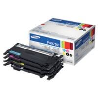 Samsung Original Toner Cartridge CLT-P4072C Black, Cyan, Magenta, Yellow Pack of 4