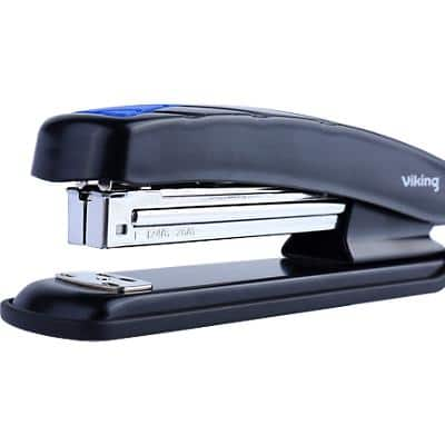 Viking Stapler Half strip Black, Blue 20 Sheets 24/6;26/6 Metal