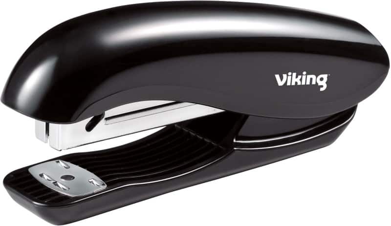 Viking Stapler Half strip 20 Sheets Black 24/6, 26/6 Plastic