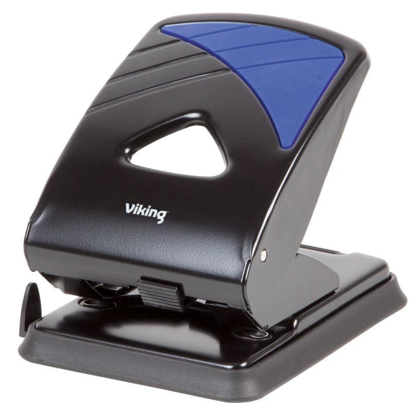 Office Depot 2 Hole Punch 98W0 Black, Blue 40 Sheets | Viking Direct UK