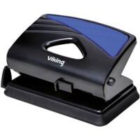 Viking 2 Holes Hole Punch Metal 20 Sheets 91W0 Black, Blue