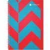 Foray Notepad Extreme A4 Ruled Spiral Bound PP (Polypropylene) Hardback Turquoise Perforated 200 Pages 100 Sheets
