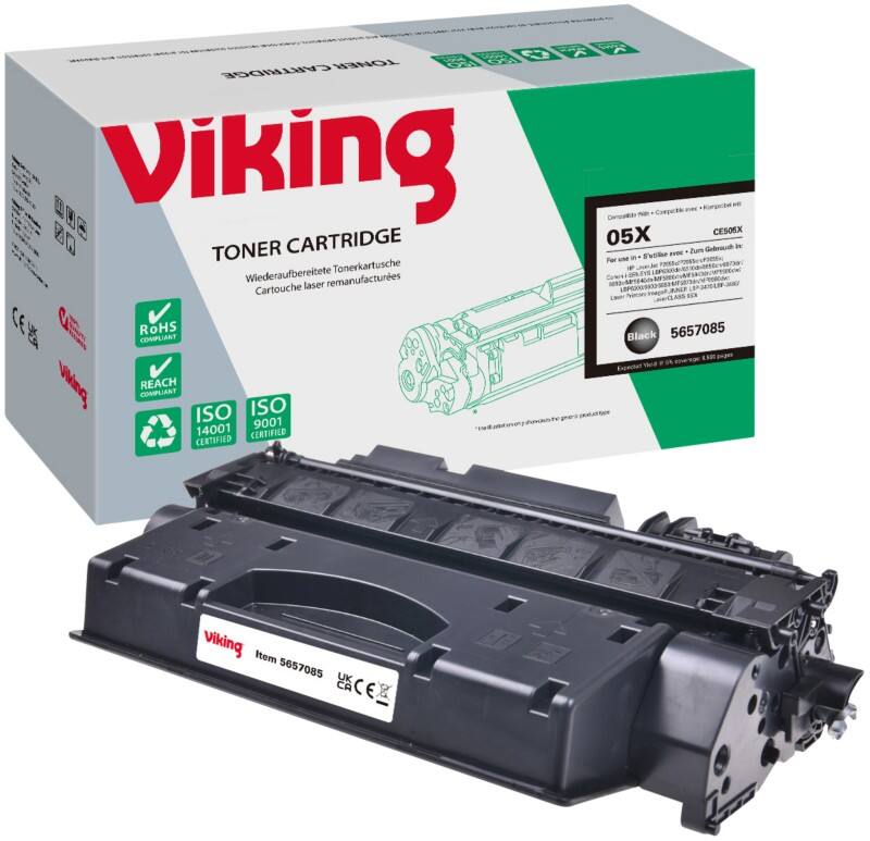 Viking 05X Compatible HP Toner Cartridge CE505X Black