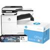 HP Printer Pagewide Pro 477dw + HP 973X Original Ink Black + 2500 sheets HP Office Printer Paper A4